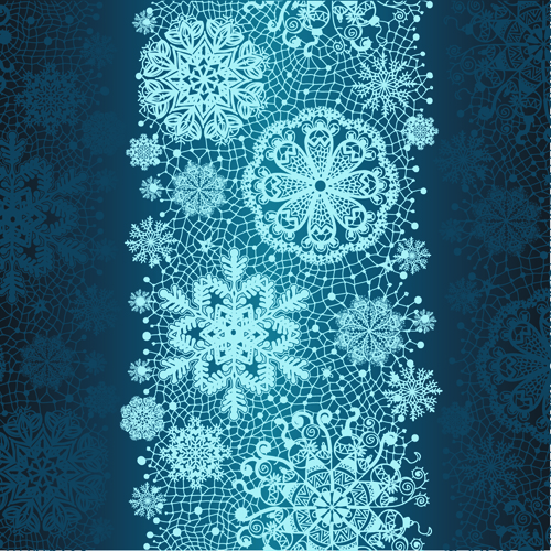 Christmas Snowflake Lace vector set 01 snowflake snow lace vector Christmas snow christmas   