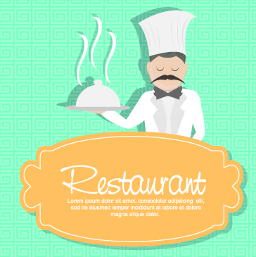 Restaurant menu cover design set 01 restaurant menu cover   