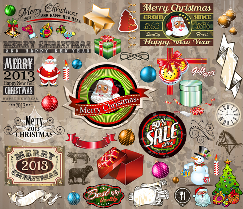 Christmas Ornaments collection vector graphics 01 ornaments ornament collection christmas   