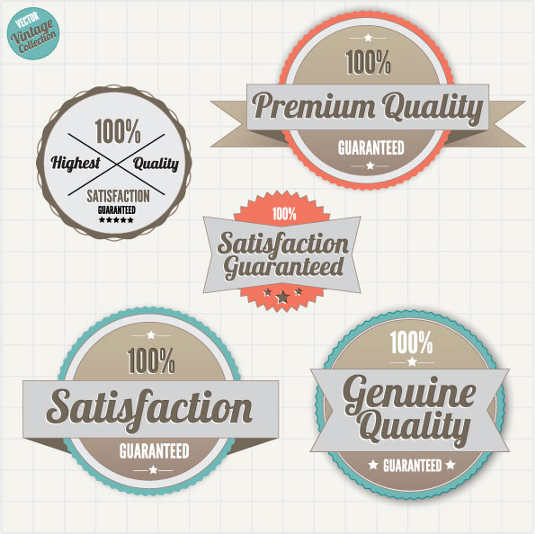 quality 100% labels vector 05 quality labels label   