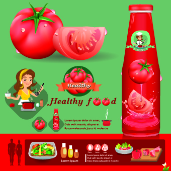 Healthy food flyer template vector 02 template vector template Healthy health flyer   