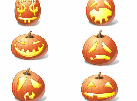 Halloween Pumpkin Emoticons pumpkin halloween emoticons   