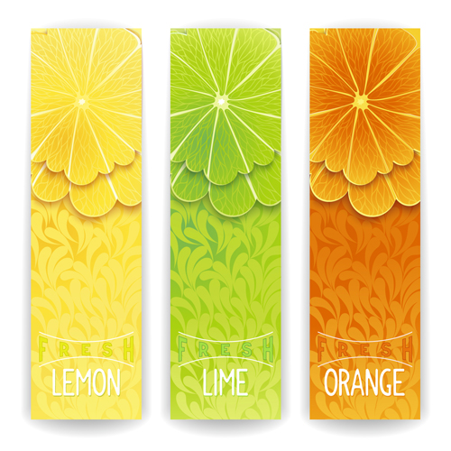 Banner fresh fruit drink vector 02 fruit fresh drink banner   