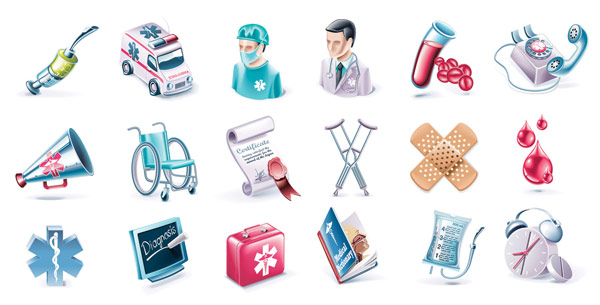 Medical Creative icons vector theme medical icon   