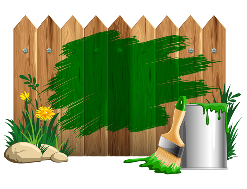 Paints with wood wall vector material 02 wood wall Paints material   