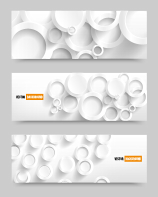 White paper banner vectora material 01 white paper white paper banner   