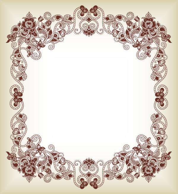 Elements of Floral Borders vector 01 108821 floral elements element borders   