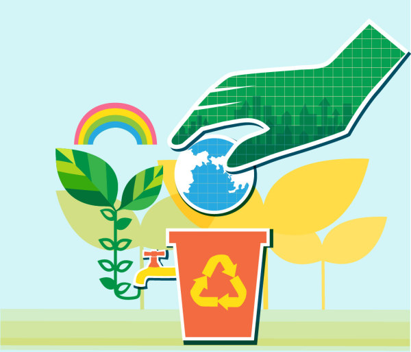 Energy with Environment infographics vector 05 infographics environment energy   