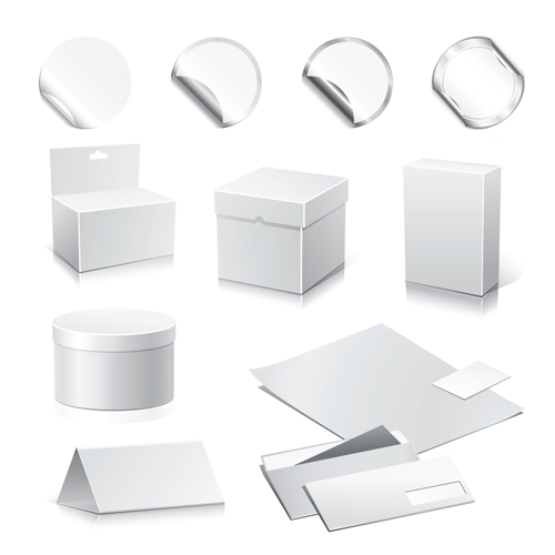 Set of Paper Packaging Box design vector 02 paper packaging box   