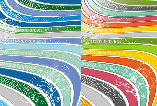 Dynamic background vector wavy lines pattern dynamic dot curve background   