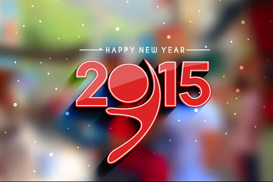 2015 new year blurs backgrounds vector set 04 new year blurs backgrounds background 2015   