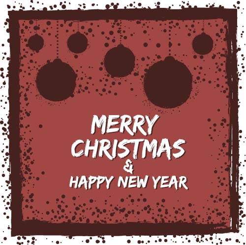 Christmas cards grunge styles vector 01 styles grunge christmas cards   