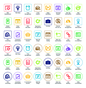 Web Seo icons vector 01 web seo icons icon   