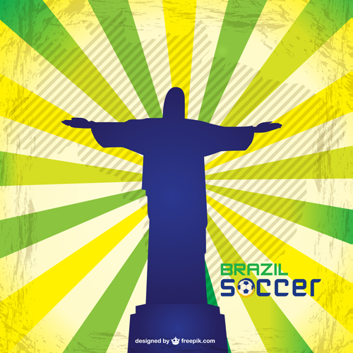 2014 brazil world football tournament vector background 04 world tournament football Brazil background   