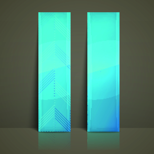 Colored Vertical banner vector 05 vertical banner glossy colored banners banner   