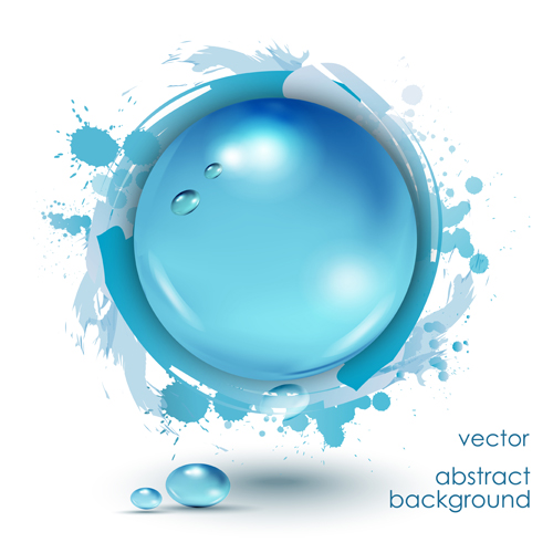 Water drop with grunge background vector water drop grunge background vector background   