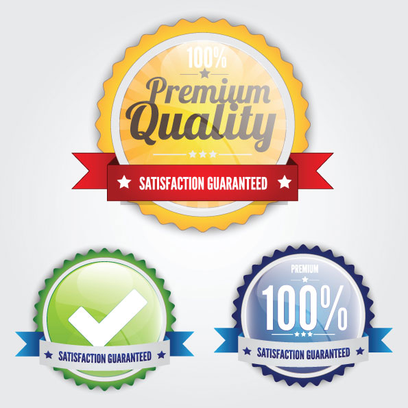 quality 100% labels vector 03 quality labels label   
