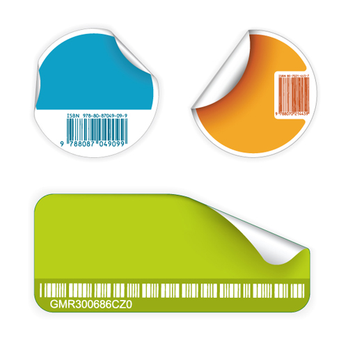 Set of Barcode with stickers vector stickers sticker barcode   