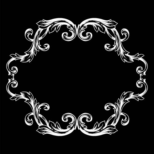 Classical baroque style frame vector design 14 style frame design classical baroque   