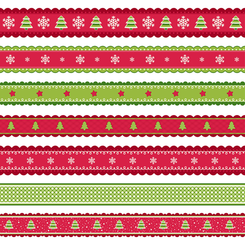 2016 christmas borders seamless vector 05 seamless christmas borders 2016   