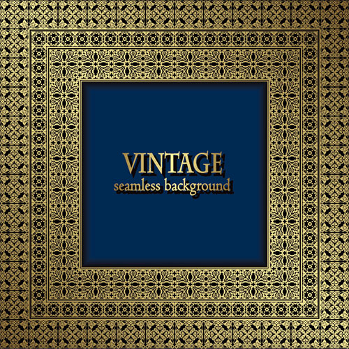 Vintage seamless background vector 01 vintage seamless background vector background   