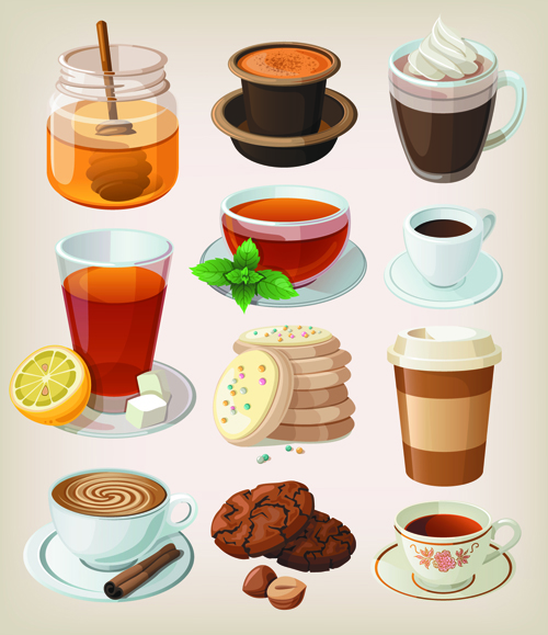 Set of food icons vectors 02 icons icon food   