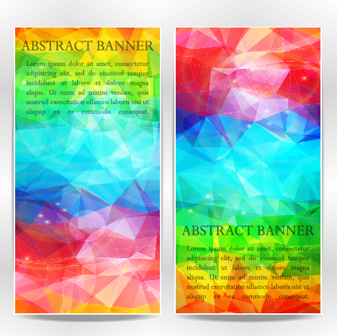 Abstract geometric shapes vertical banners vector 05 vertical banner Shape Geometric Shapes Geometric Shape geometric banners banner   