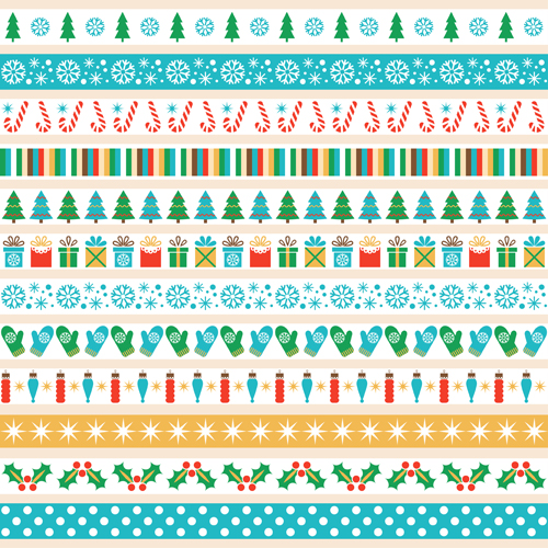 2016 christmas borders seamless vector 04 seamless christmas borders 2016   