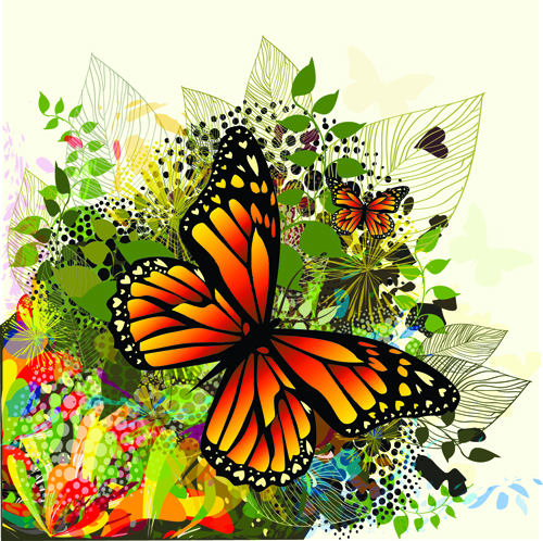 Beautiful butterfly vector material 02 butterfly butterflies beautiful   