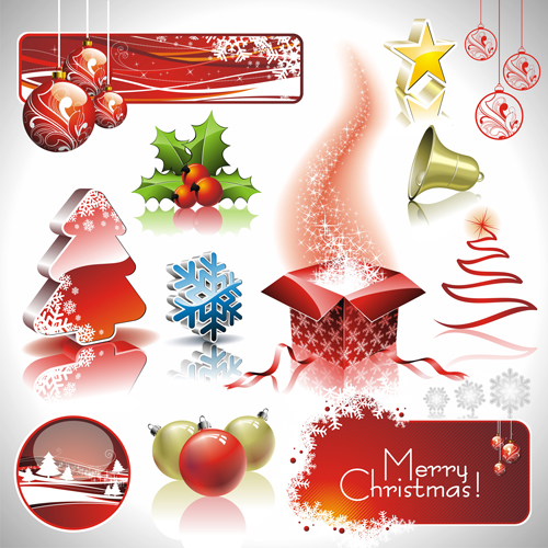 Christmas Ornaments collection vector graphics 05 ornaments ornament collection christmas   