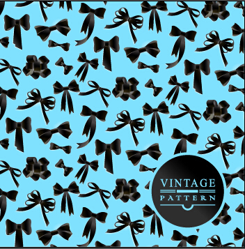 Exquisite bow vector seamless pattern vector 02 seamless pattern vector pattern exquisite bow   