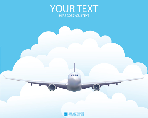 Elements of Airlines background design vector 01 elements element background design airlines   