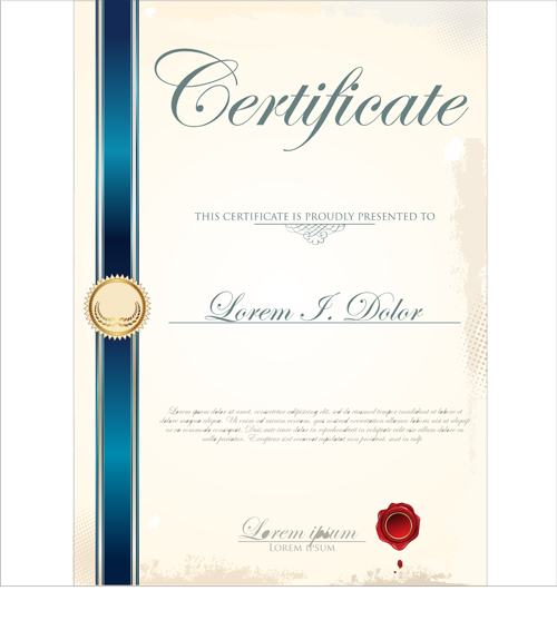 Vector Certificate template 03 certificate template certificate   