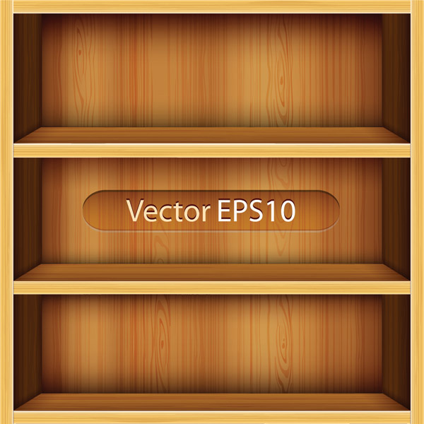 Wood Bookshelf elements vector 01 wood elements element bookshelf   