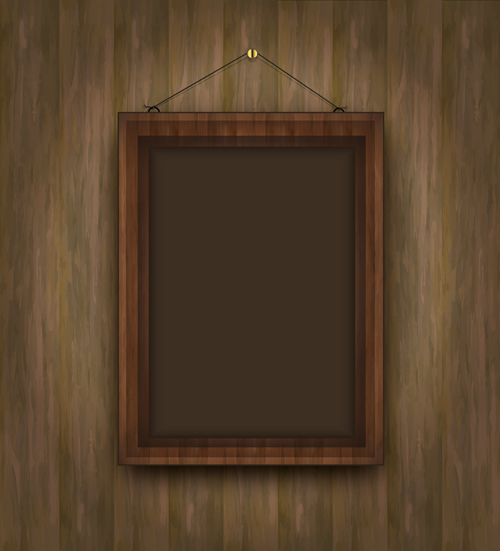 Set of wooden background with frames vector 01 wooden wood frames frame   