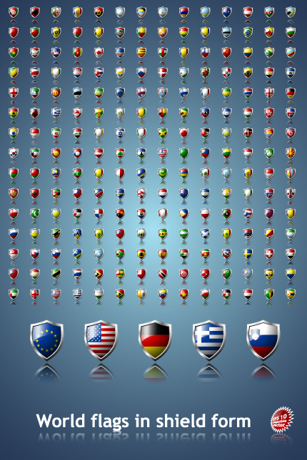 World Flags Icons vector set 03 world icons flags flag   