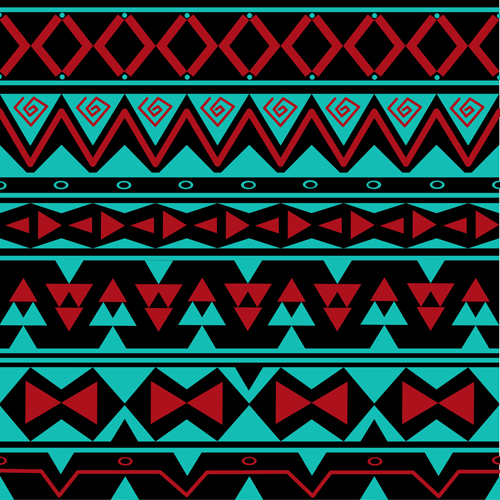 Tribal pattern seamless borders vector 02 tribal seamless pattern borders   