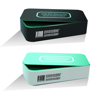 Blank package box template design vector 02 package box blank   