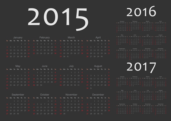 2015 grid calendar creative design vector 02 creative calendar 2015   