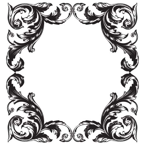 Classical baroque style frame vector design 01 style frame design classical baroque   