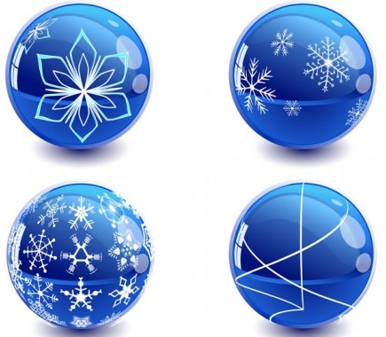 Christmas crystal ball vector crystal christmas ball   