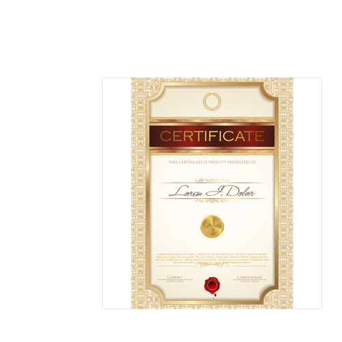 Vector Certificate template 01 certificate template certificate   