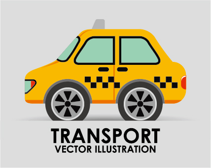 Collection of transportation vehicle vector material 06 vehicle transportation collection   