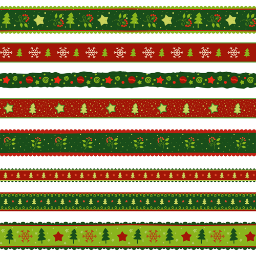 2016 christmas borders seamless vector 01 seamless christmas borders 2016   