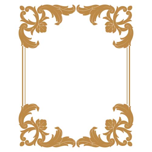 Classical baroque style frame vector design 09 style frame design classical baroque   
