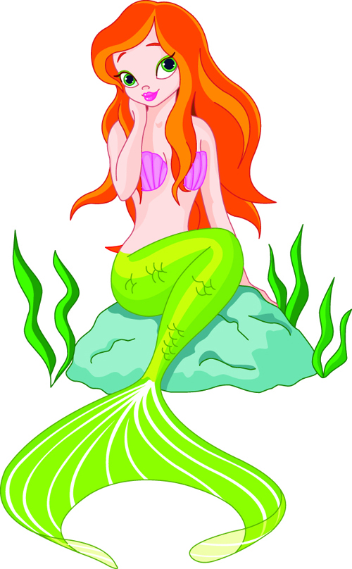 Mermaid vector graphics 01 mermaid   