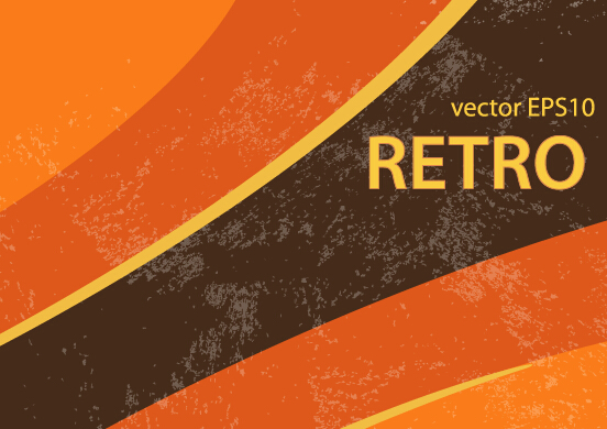 Vector set retro grunge background graphics 02 Retro font grunge background   