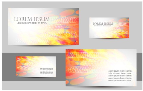 Simple business cards design vector set 04 simple business cards business card business   