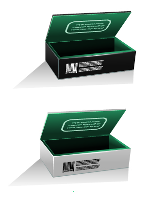 Blank package box template design vector 04 package box blank   