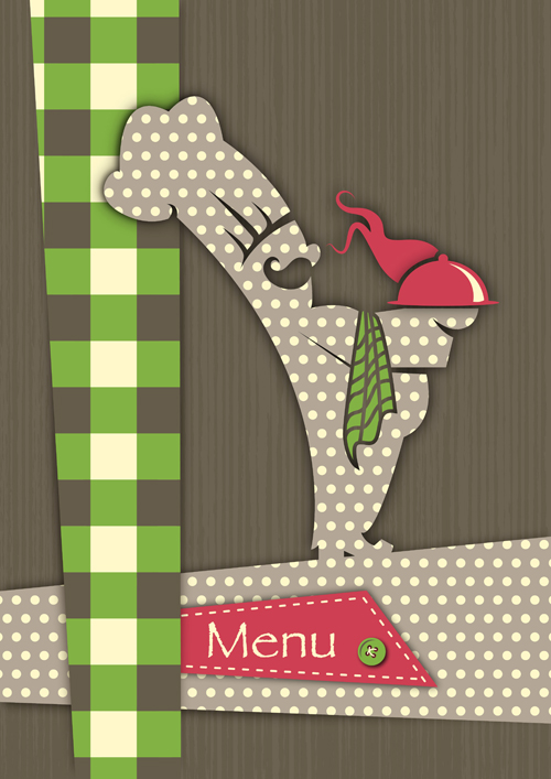 Elements of commonly Restaurant Menu cover vector 02 restaurant menu elements element cover Commonly   